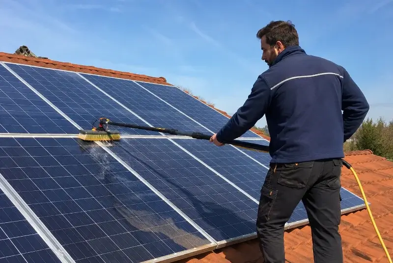 Nettoyage et entretien de panneaux solaires à Vonnas